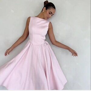 HOUSE OF CB PINK OPEN BACK DRESS